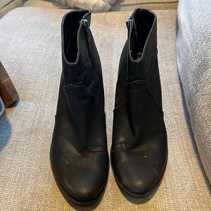 Womens black booties